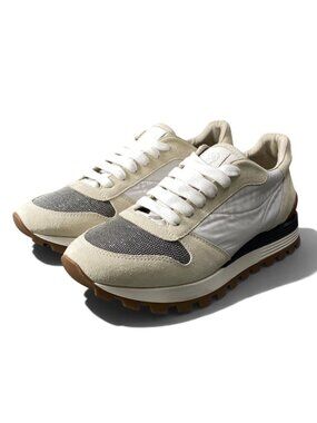 Brunello Cucinelli Bead Design Sneakers 36